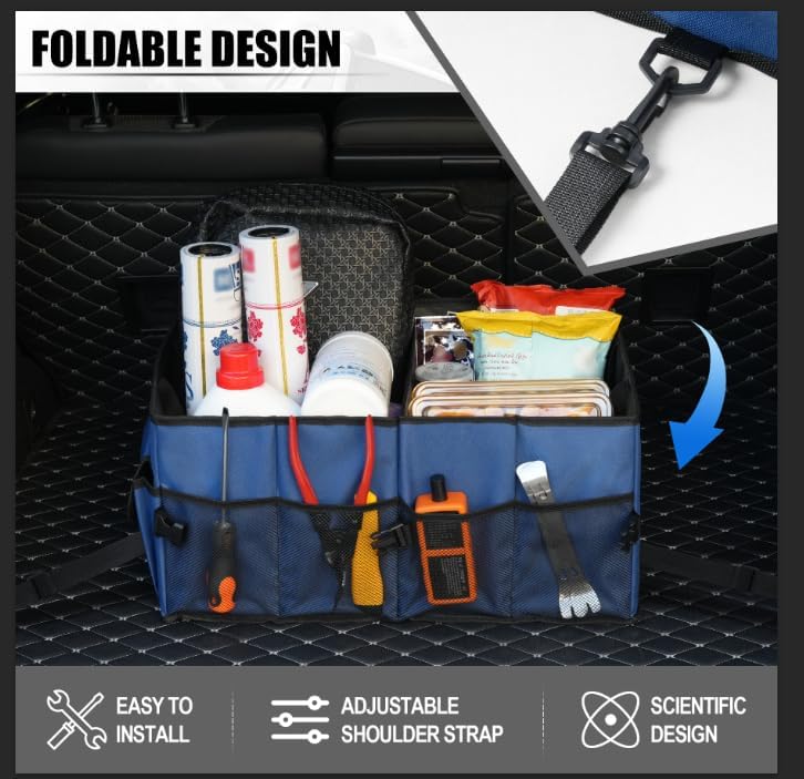 🚗 Tidy Trunk – Foldable Car Organizer