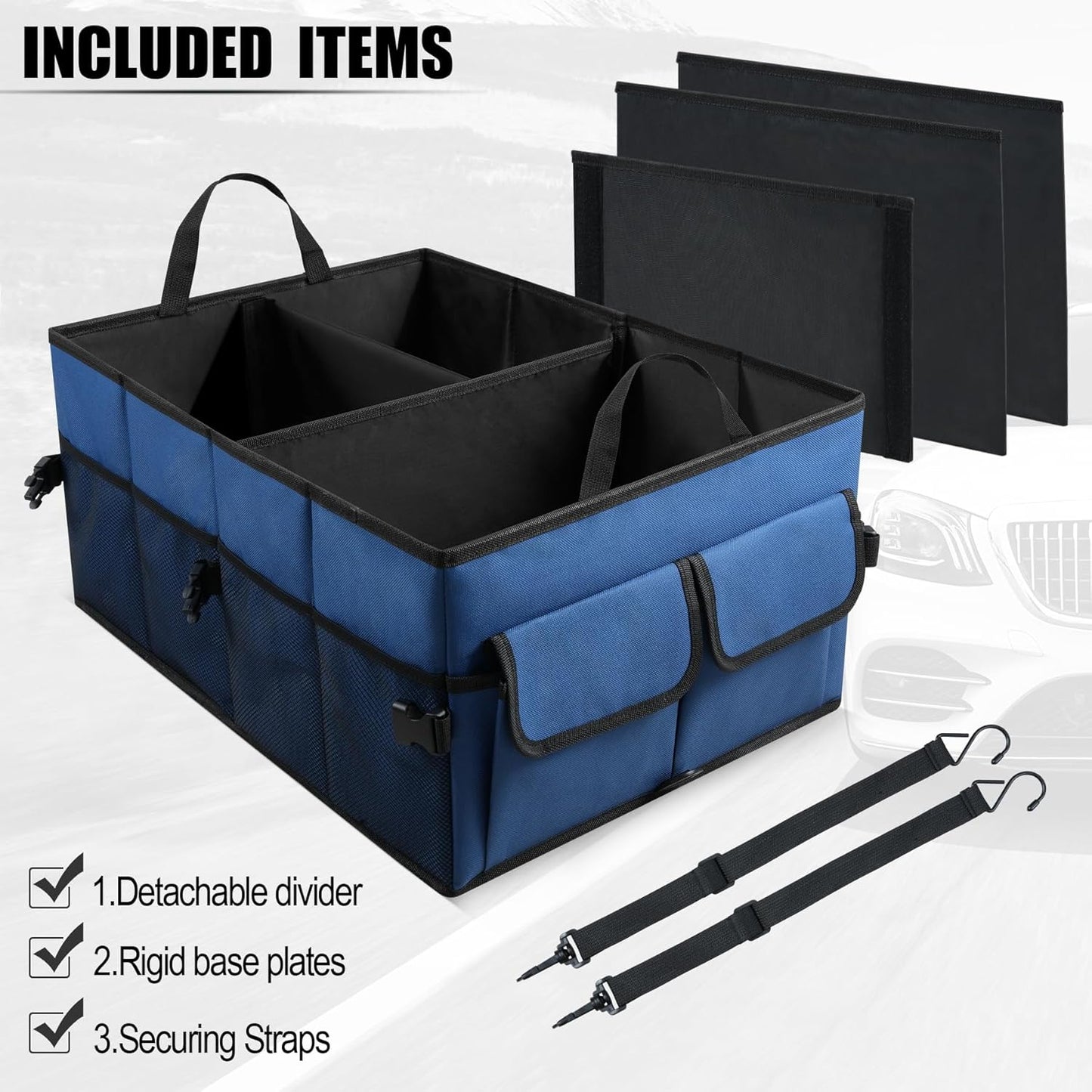 🚗 Tidy Trunk – Foldable Car Organizer